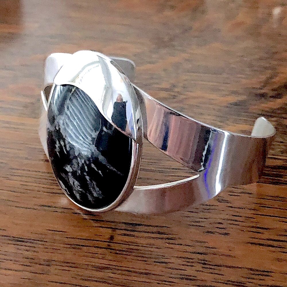 $132 Estate Sterling Cuff marked DTR China  Jay King - Picture 4 of 10